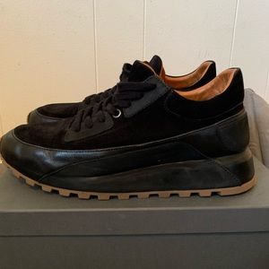 John Varvatos Collection Suede Waffle Trainer